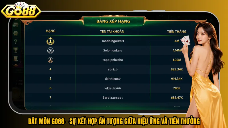Bát Môn Go88 – Sự kết hợp ấn tượng giữa hiệu ứng và tiền thưởng
