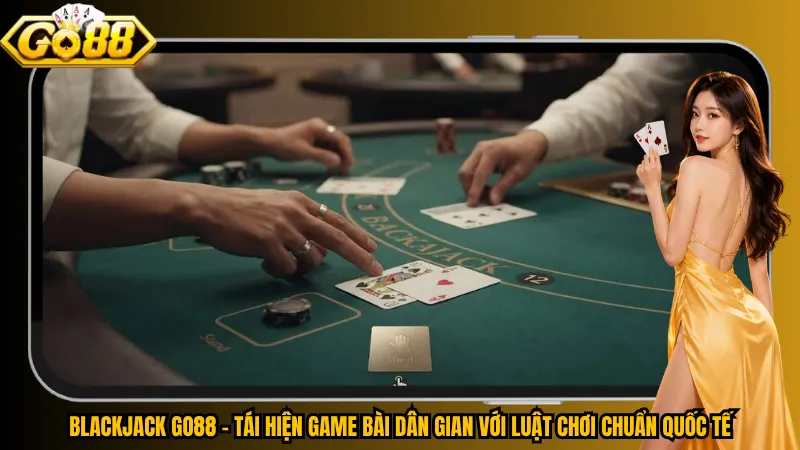 Blackjack Go88 – Tái hiện game bài dân gian với luật chơi chuẩn quốc tế