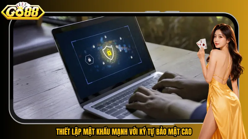 Thiết lập mật khẩu mạnh với ký tự bảo mật cao