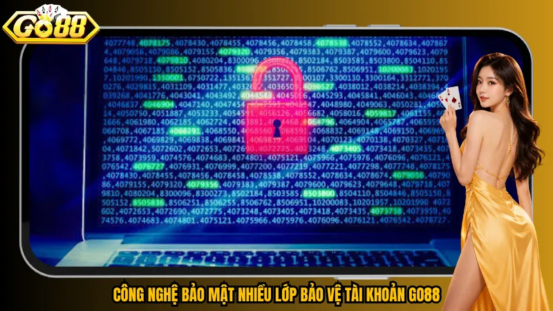 Công nghệ bảo mật nhiều lớp bảo vệ tài khoản Go88