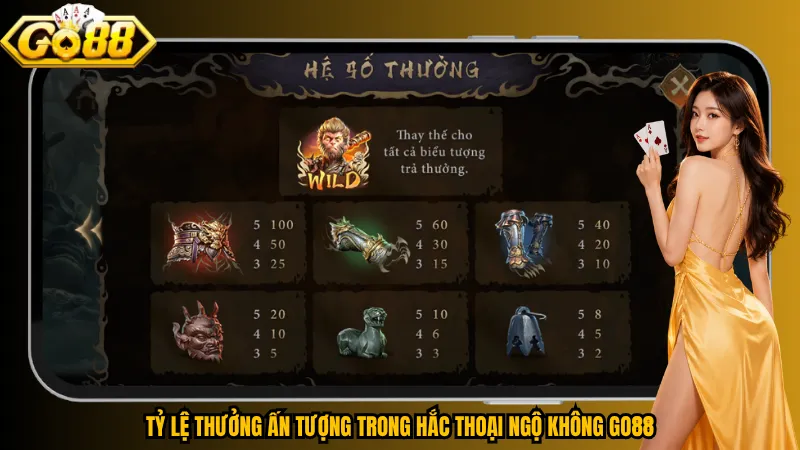 Hắc Thoại Ngộ Không Go88 – Ma Giới Đại Chiến, Săn Hũ Cực Đã 3 Tỷ lệ thưởng ấn tượng trong Hắc Thoại Ngộ Không Go88