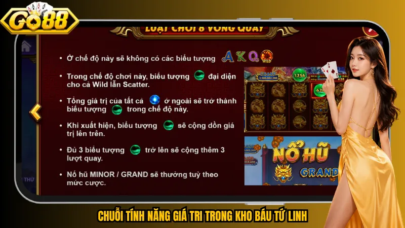 Chuỗi tính năng giá trị trong Kho Báu Tứ Linh