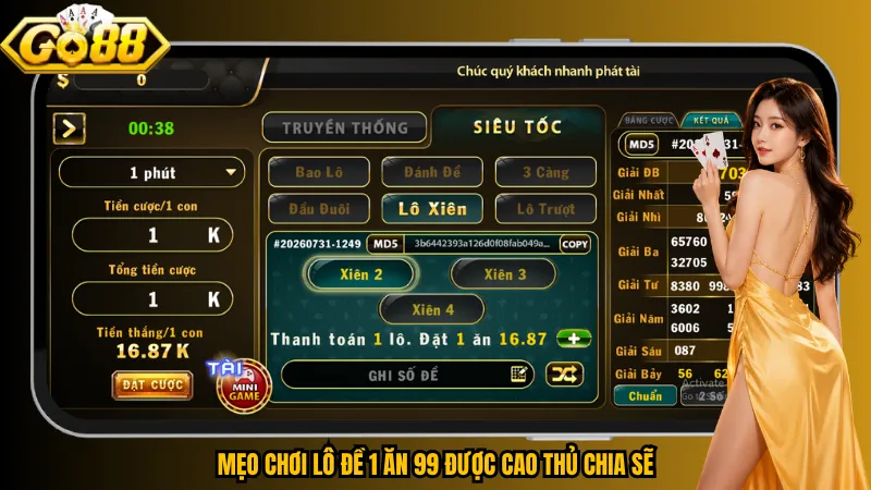 Mẹo chơi lô đề 1 ăn 99 được cao thủ chia sẽ