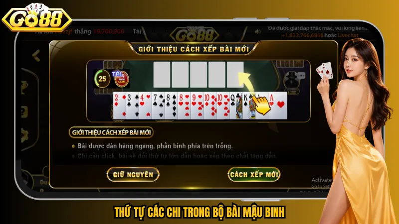 Thứ tự các chi trong bộ bài Mậu Binh