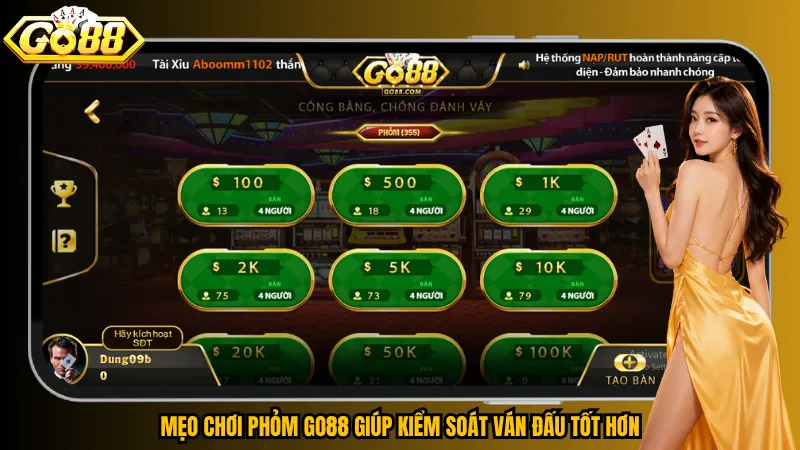 Mẹo chơi Phỏm Go88 giúp kiểm soát ván đấu tốt hơn