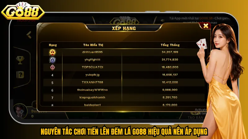 Tiến Lên Đếm Lá Go88 – Mỗi Quân Bài Đều Quyết Định Cục Diện 5 Nguyên tắc chơi Tiến Lên Đếm Lá Go88 hiệu quả nên áp dụng